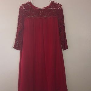 Red Lace Dress
